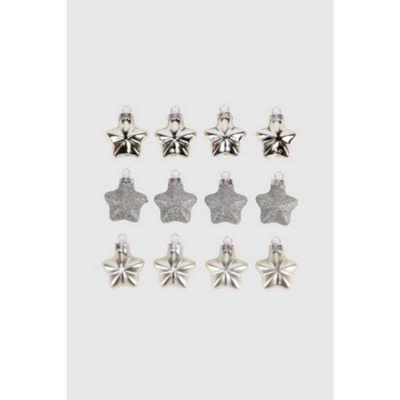 ARTE - Weihnachtssortiment Stern - 3 cm - sortiert