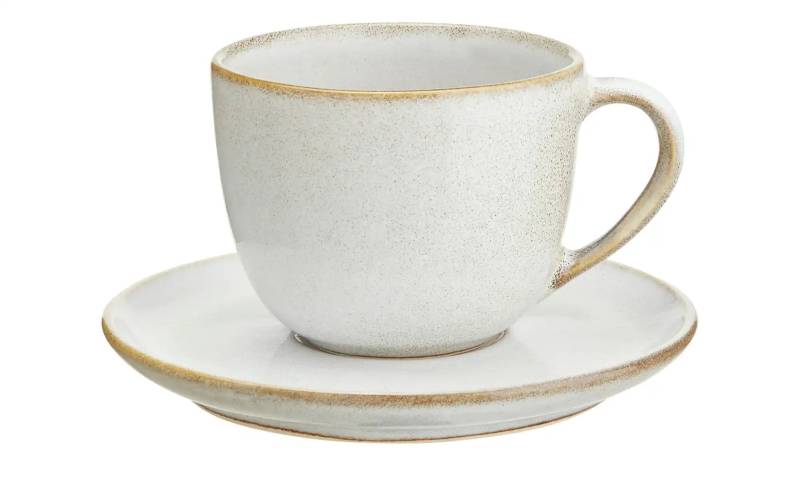 ASA SELECTION Cappuccinotasse mit Unterteller   ¦ creme ¦ Maße (cm): H: 7  Ø: 9 Geschirr > Einzelgeschirrteile - Höffner