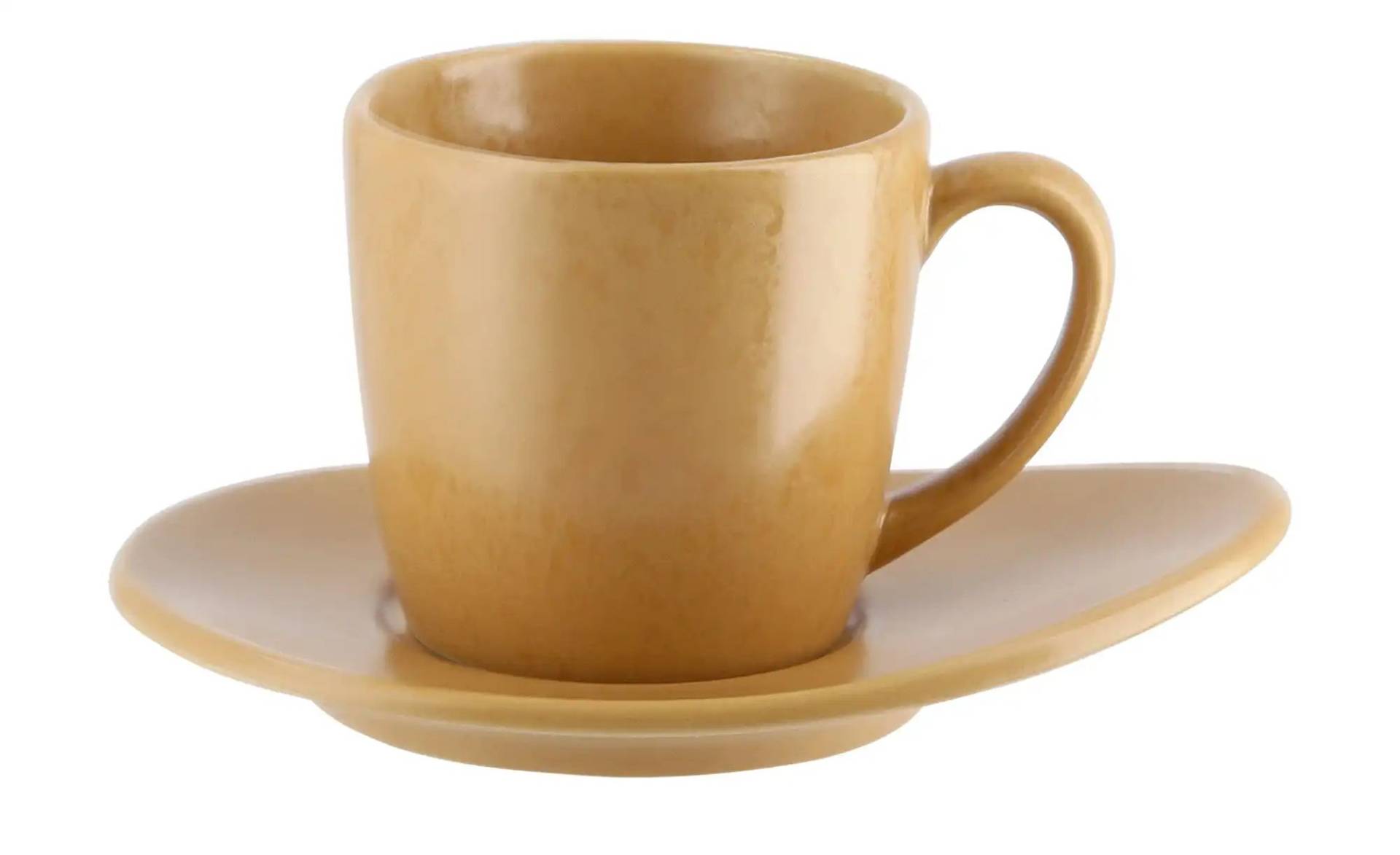 ASA SELECTION Espressotasse mit Unterteller   ¦ gelb ¦ Maße (cm): H: 5  Ø: 5.5 Geschirr > Einzelgeschirrteile - Möbel Kraft