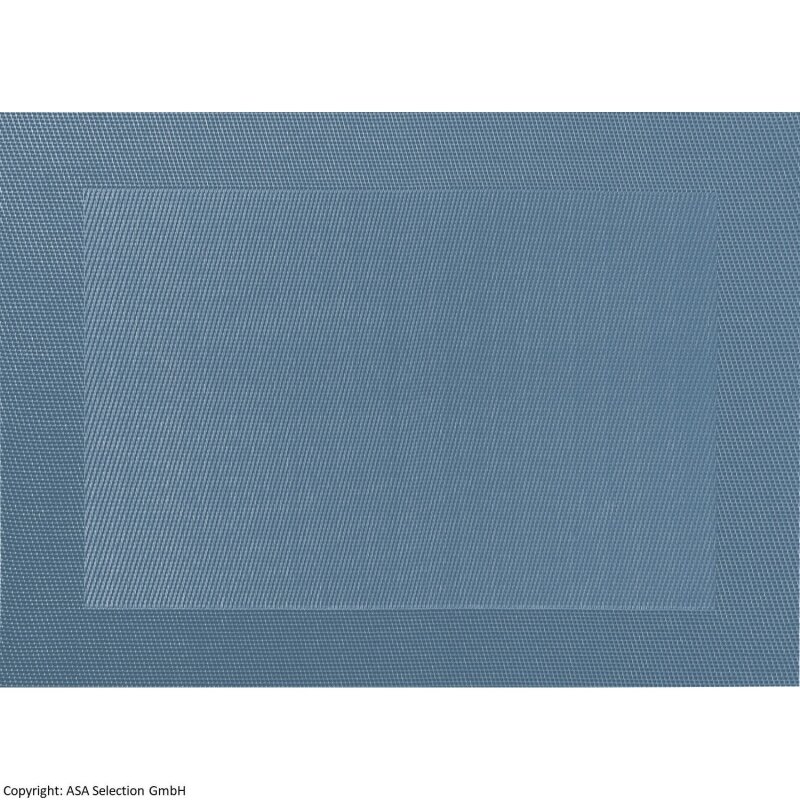 ASA - Tischset - Gewebter Rand - Bluestone