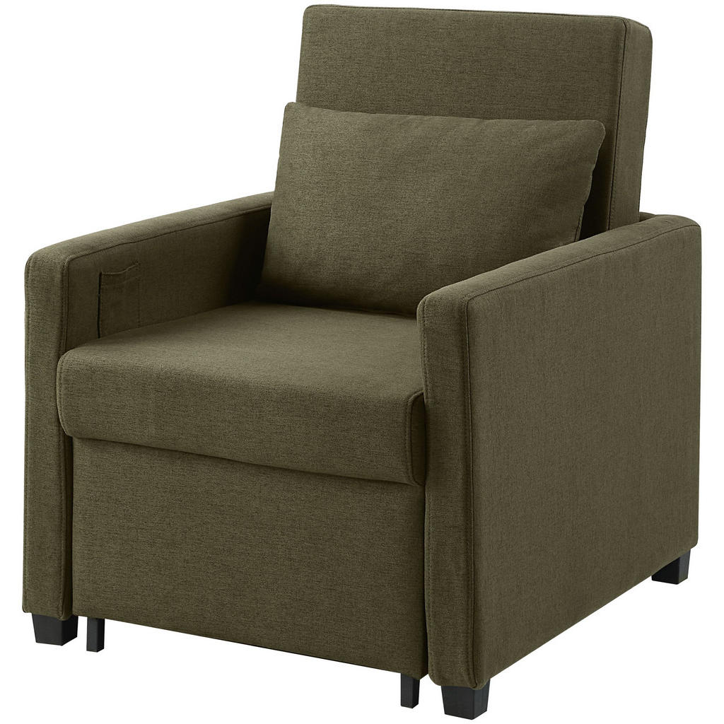 ATLANTIC home collection SCHLAFSESSEL Grün