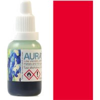 AURA INK Renesans Alkoholtinte für Glas und Metall rot 15 ml 132 KARMIN von Aura