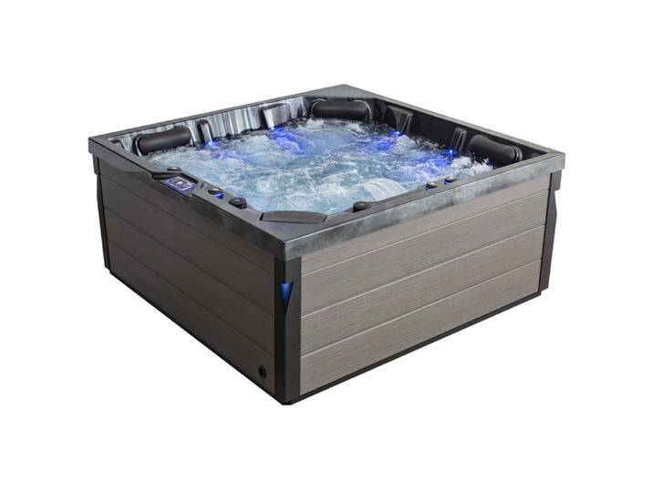AWT Whirlpool Aussenwhirlpool IN-403 eco extreme CloudyBlack 200x200 grau
