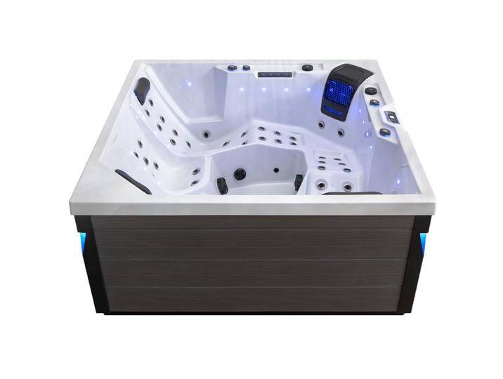 AWT Whirlpool Aussenwhirlpool IN-403 eco extreme Sterling Silver 200x200 grau
