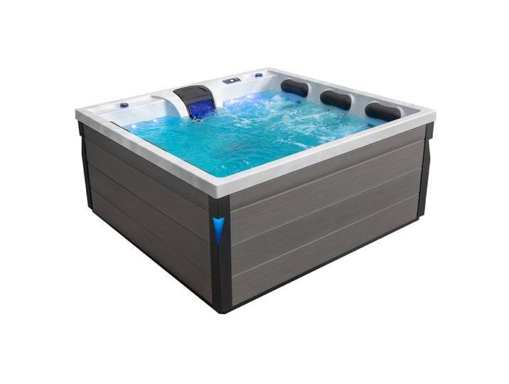 AWT Whirlpool Aussenwhirlpool IN-407 eco Sterling Silver 200x200 grau