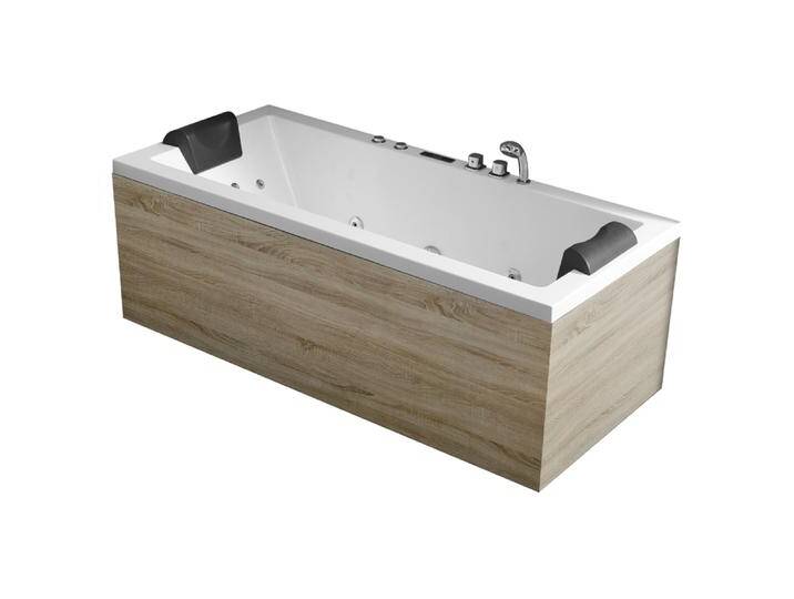 AWT Whirlpool GE108-2E mit Holz-Schürze 170x80 rechts
