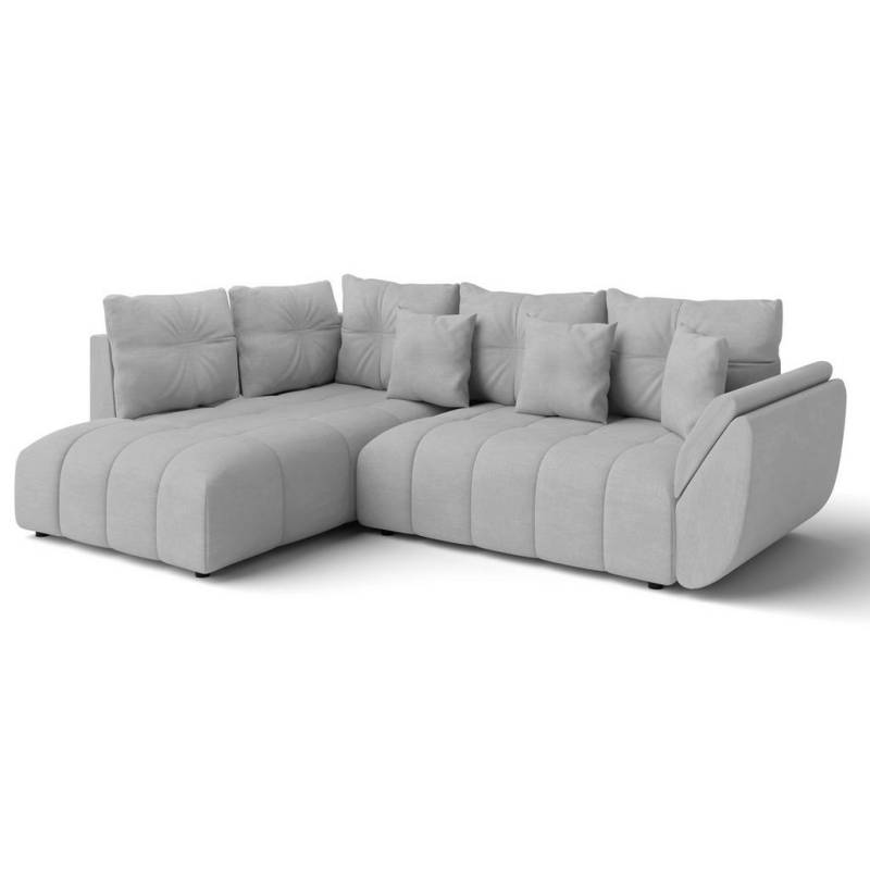 AX Living ECKSOFA Hellgrau