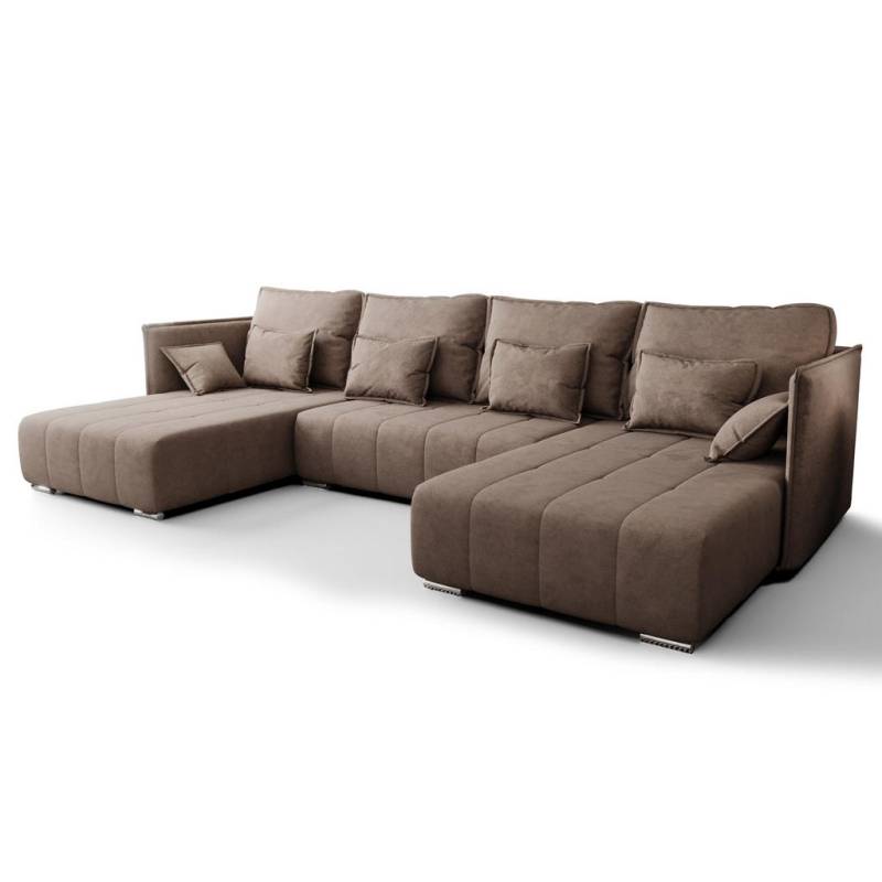 AX Living WOHNLANDSCHAFT Hellbraun
