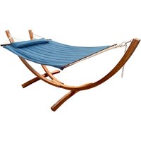 AXI Hängematte Hawaii blau Holz B/H/L: ca. 120x130x320 cm von AXI