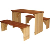 AXI Picknick-Set ZidZed XL braun Holz B/H/T: ca. 80x45x70 cm von AXI