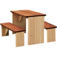 AXI Picknick-Set ZidZed braun Holz B/H/T: ca. 80x45x45 cm von AXI