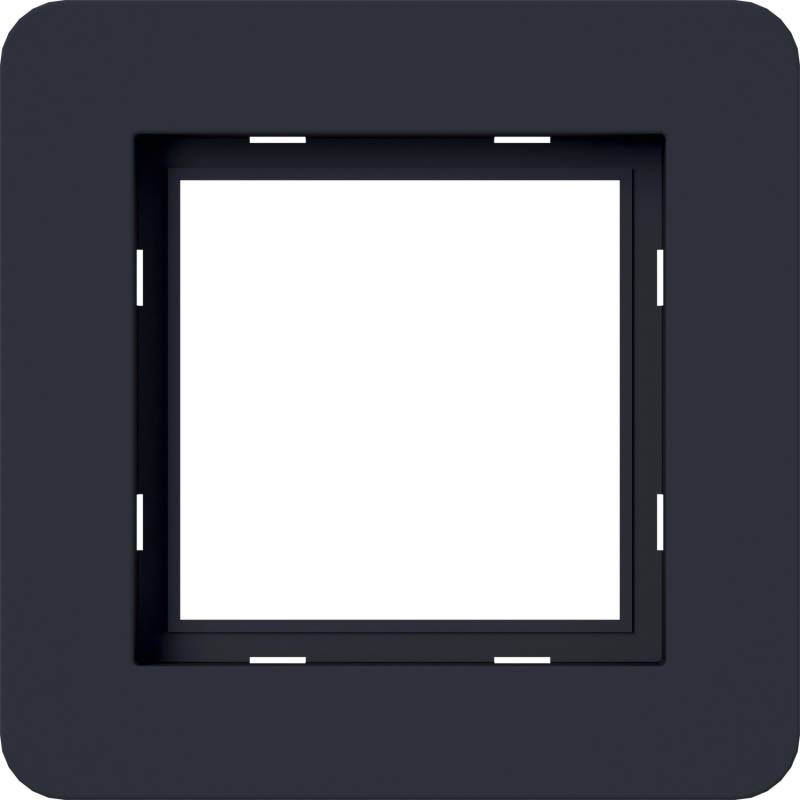 Elektromaterial Abdeckrahmen Leonie 1-fach Schwarz Elektromaterial Abdeckrahmen Leonie 1-fach Schwarz von Elektromaterial
