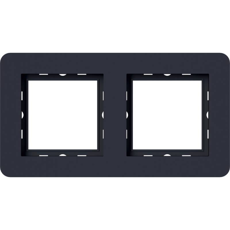 Elektromaterial Abdeckrahmen Leonie 2-fach Schwarz Elektromaterial Abdeckrahmen Leonie 2-fach Schwarz von Elektromaterial