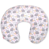 Abnehmbares Sitzsack-Stillkissen - graue Igel