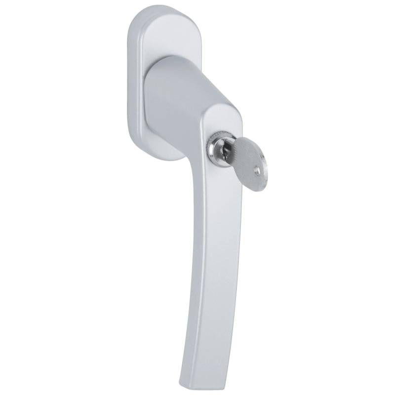 Abschließbarer Fenstergriff Dreh und Kipp 2er Set Aluminium Silber von -