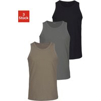 H.I.S Tanktop "Unterhemd für Herren", (Packung, 3 tlg.), mit Rundhals aus Baumwolle von H.I.S