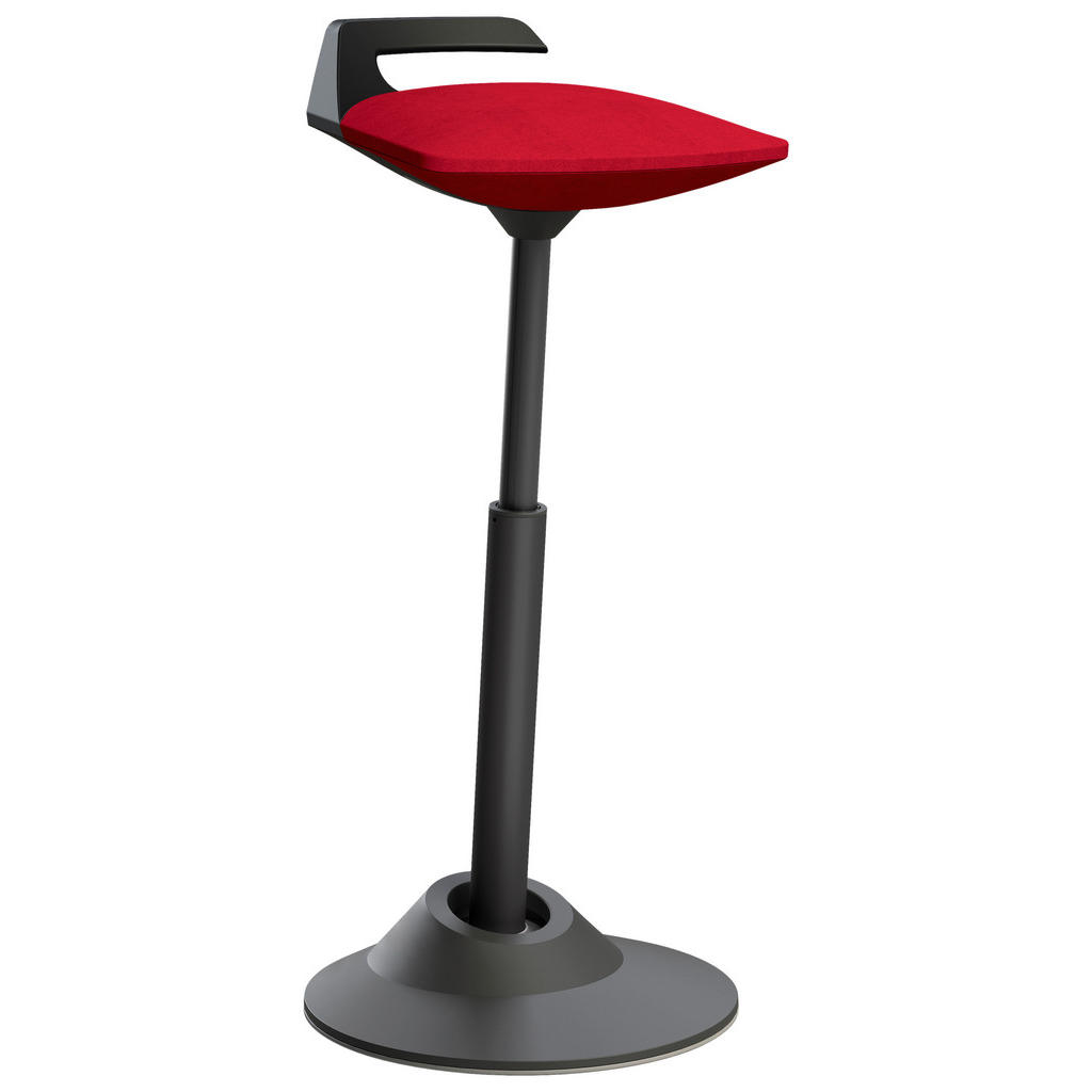 Aeris Bürohocker Rot, Schwarz Aeris Bürohocker Rot, Schwarz