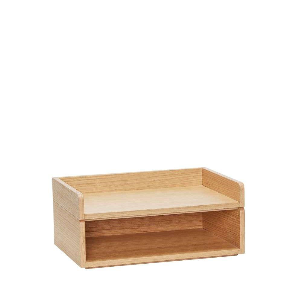 Hübsch - Afour Tray 2 pcs. Natural von Hübsch