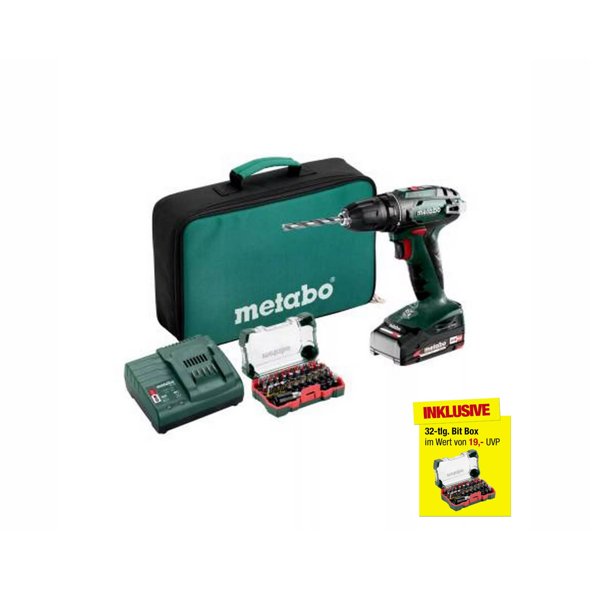 Metabo Akku-Bohrschrauber-Set 'BS 18' 18 V von Metabo