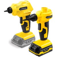 Akku-Kompressor PCPS 11-20V & Akku-Luftpumpe PCPS 12-20V inkl. Akku und Ladegerät von Trotec