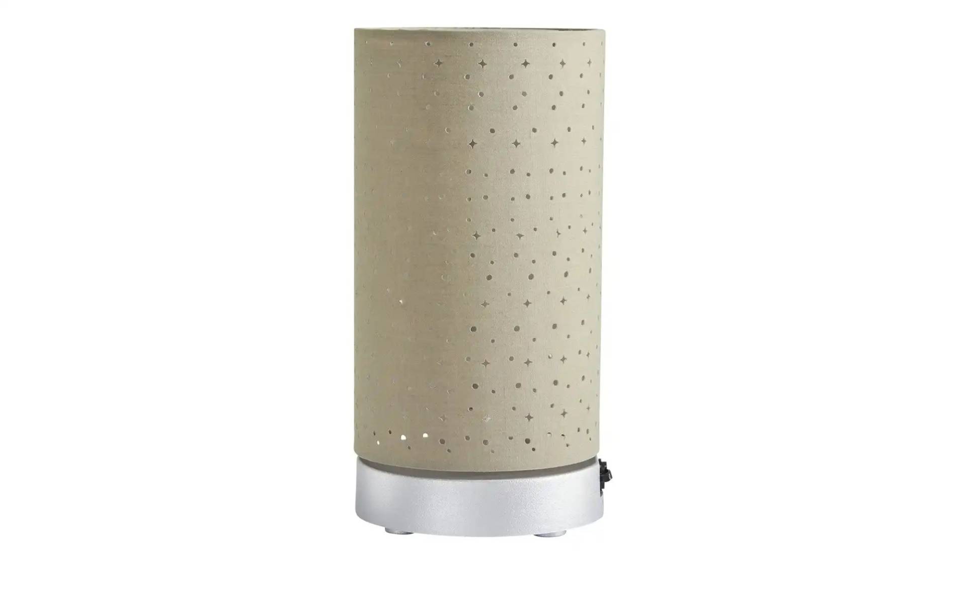 Akku LED-Tischleuchte taupe   ¦ silber ¦ Maße (cm): H: 24,5  Ø: 12.5 Lampen & Leuchten > Außenleuchten - Möbel Kraft