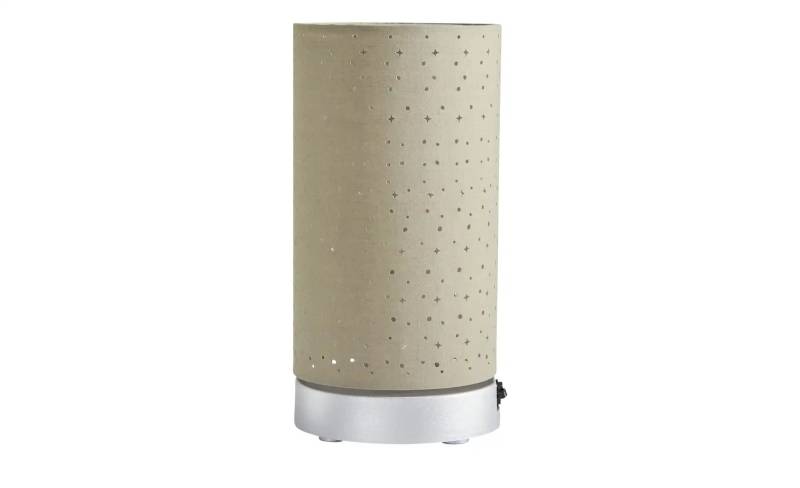 Akku LED-Tischleuchte taupe   ¦ silber ¦ Maße (cm): H: 24,5  Ø: 12.5 Lampen & Leuchten > Außenleuchten - Möbel Kraft