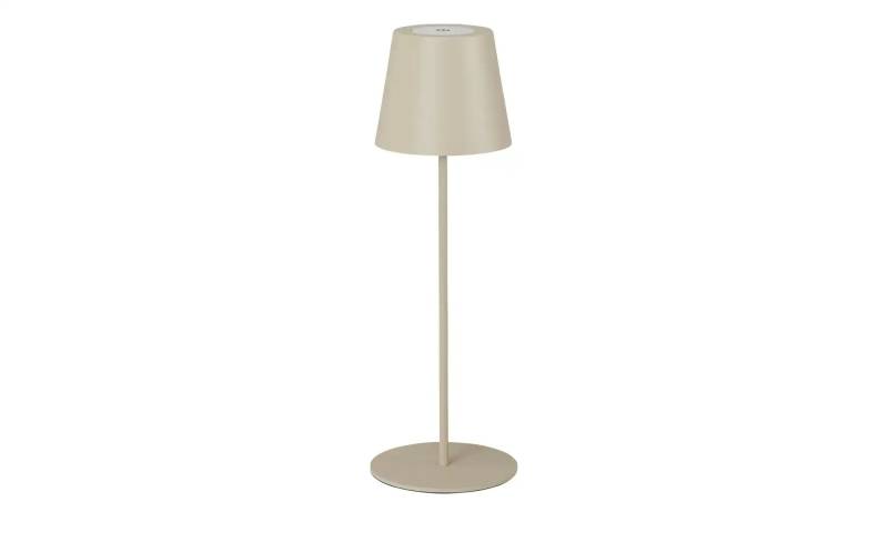 Akku-Tischleuchte  IP44   ¦ beige ¦ Maße (cm): H: 36  Ø: 10.5