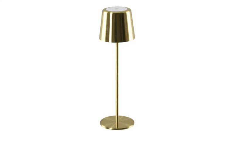 Akku-Tischleuchte  IP44   ¦ gold ¦ Maße (cm): H: 37  Ø: 11