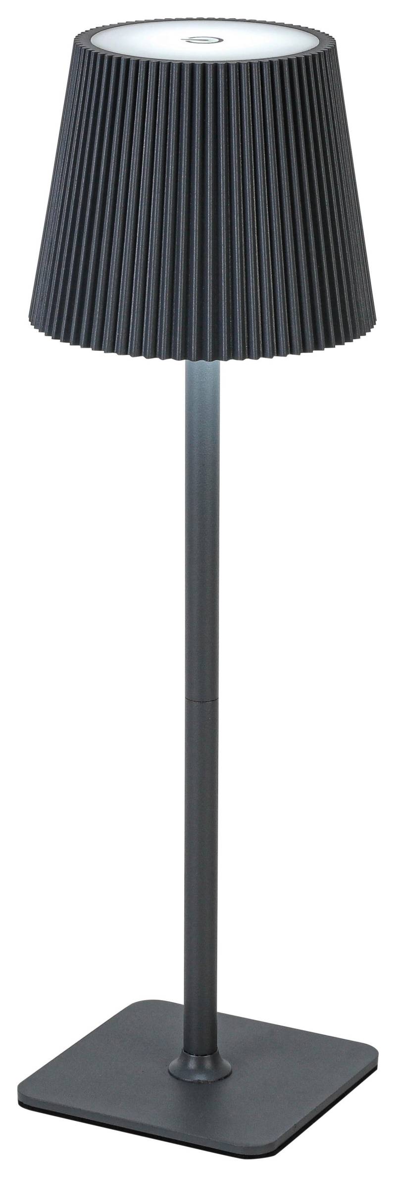 Akku-Tischleuchte Maxi Anthrazit max. 3 Watt