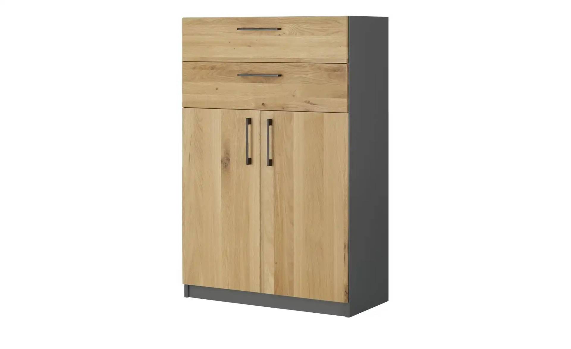 Aktenschrank  SOLIDLine ¦ grau ¦ Maße (cm): B: 80 H: 121,4 T: 40.0 Schränke > Aktenschränke - Möbel Kraft