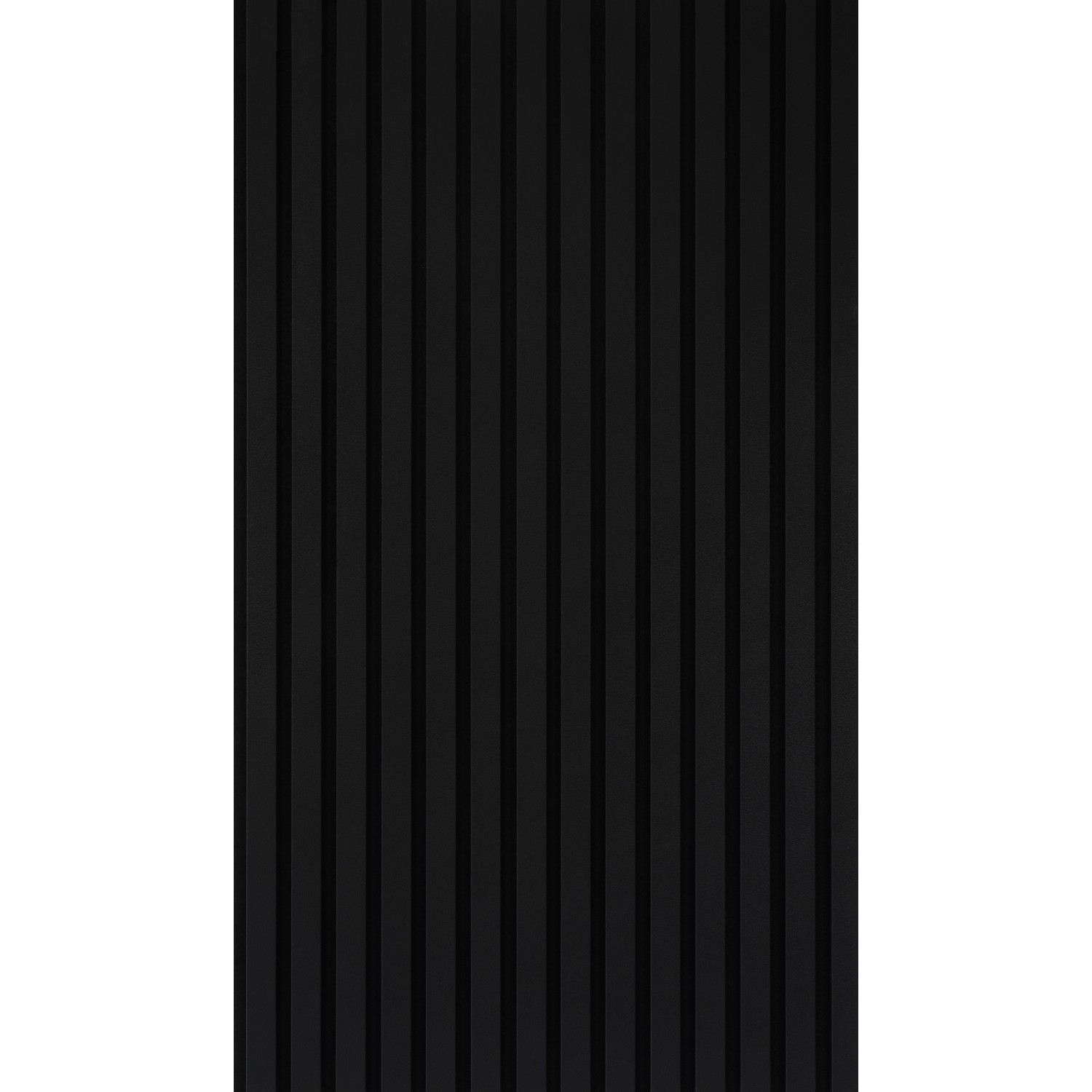 Akustikpaneel Foliert 56,1 cm x 240 cm Leder Schwarz von Kovalex