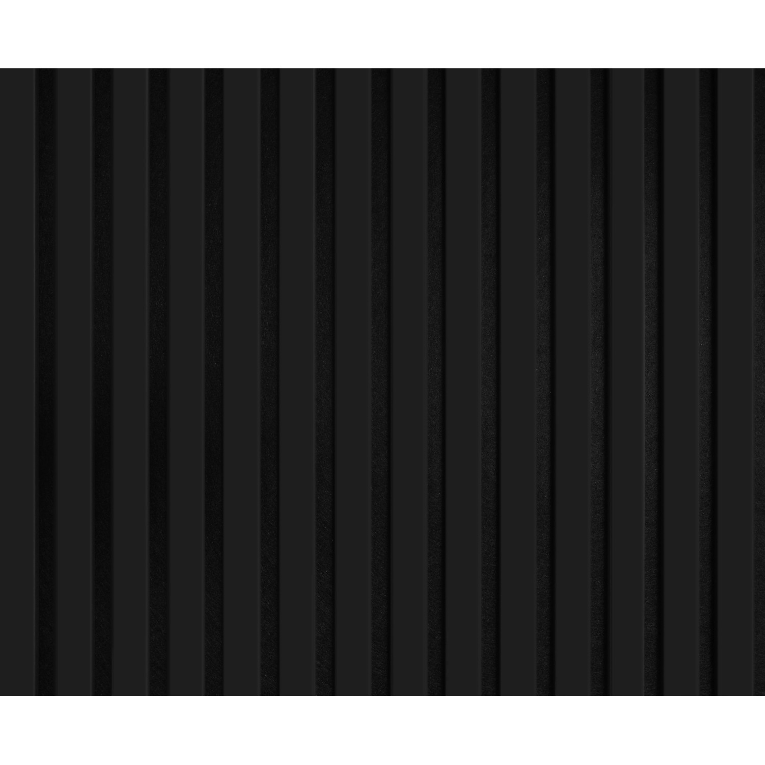 Akustikpaneel Foliert 56,1 cm x 240 cm Schwarz Matt von Kovalex