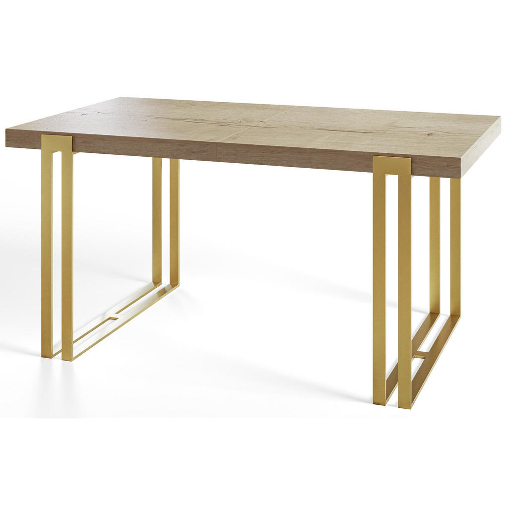 Alpi-Möbel ESSZIMMERTISCH Natur, Gold