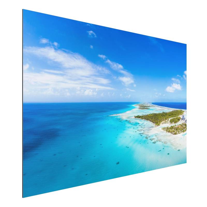 Alu-Dibond Bild Paradies auf Erden