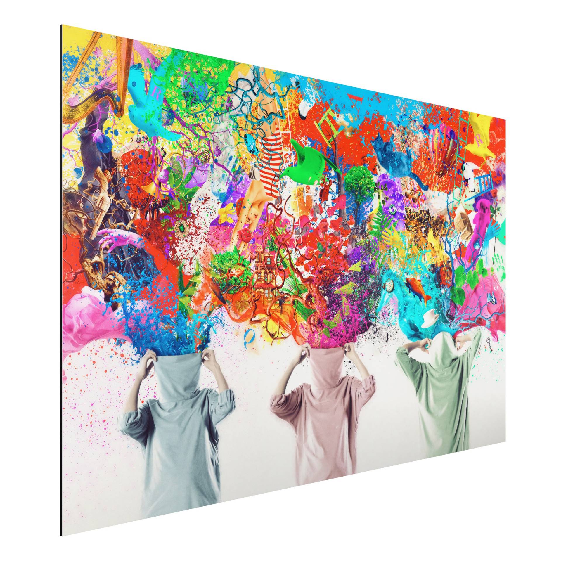 Alu-Dibond Outdoor Bild Brain Explosions Alu-Dibond Outdoor Bild Brain Explosions