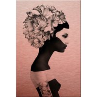 Wall-Art Metallbild "Ireland Marianna Hibiskusblüten" von Wall-Art