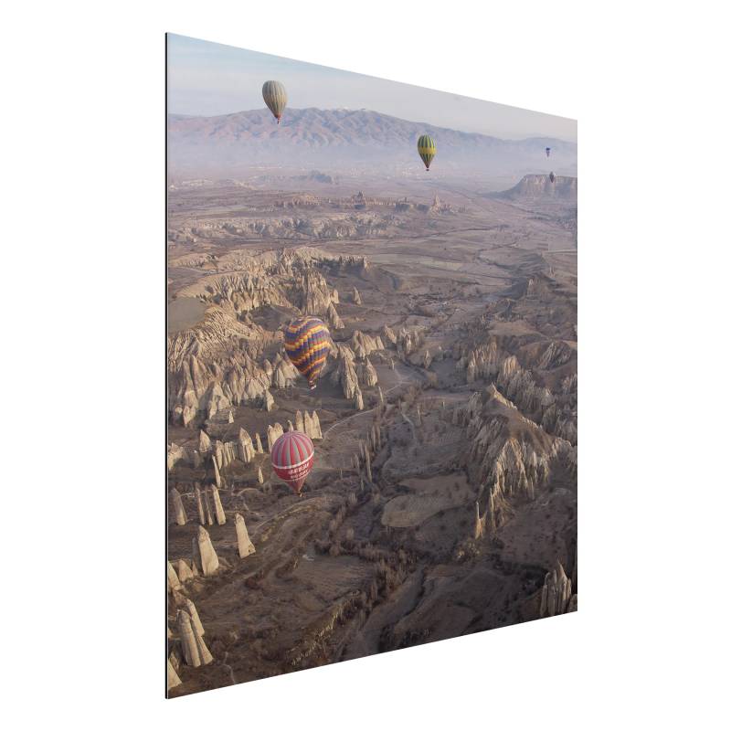 Alu-Dibond Natur & Landschaft Heißluftballons über Anatolien