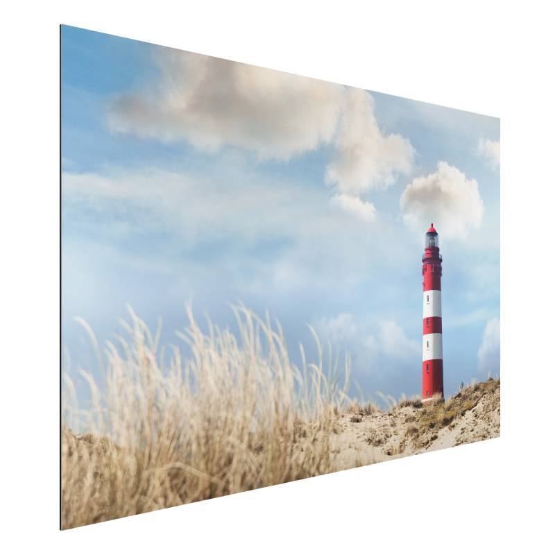 Alu-Dibond Natur & Landschaft Leuchtturm in den Dünen