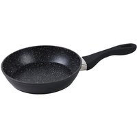 Alu Pfanne 20 cm CRISPY NATURA Stone-Look Schwarz/Weiß