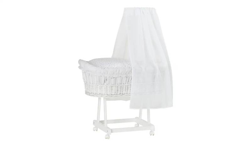 Alvi Stubenwagen-Set   ¦ weiß ¦ Maße (cm): B: 66,5 H: 76 Baby > Babymöbel > Babybetten - Möbel Kraft