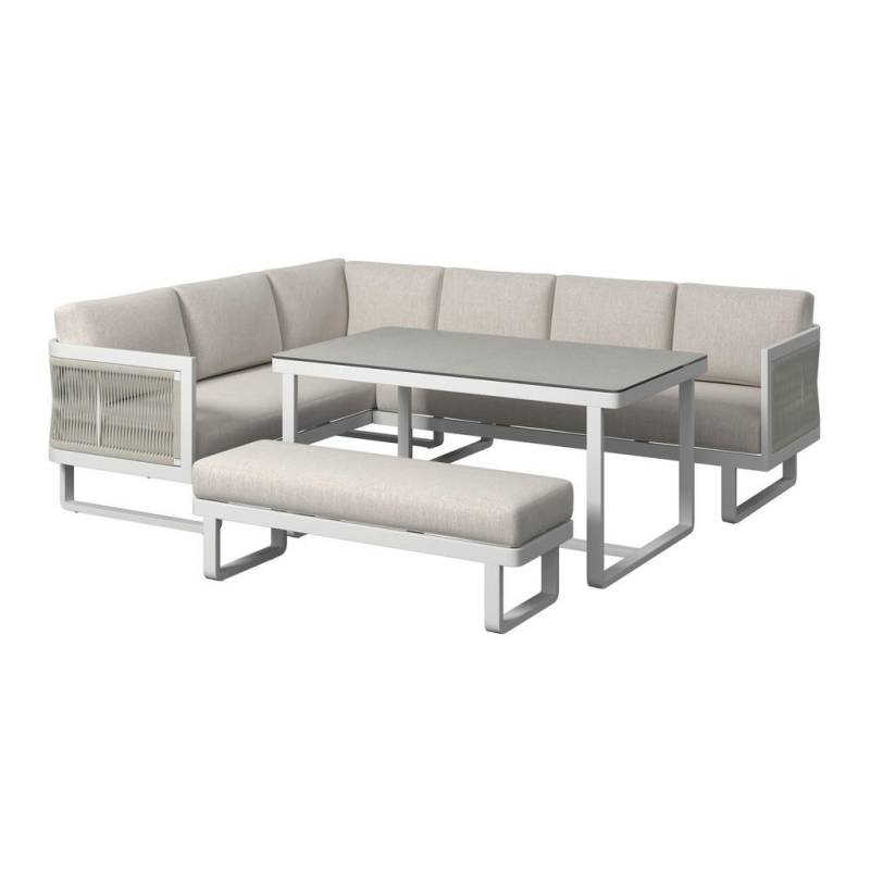 Amatio DINING-LOUNGESET Hellgrau, Beige Amatio DINING-LOUNGESET Hellgrau, Beige