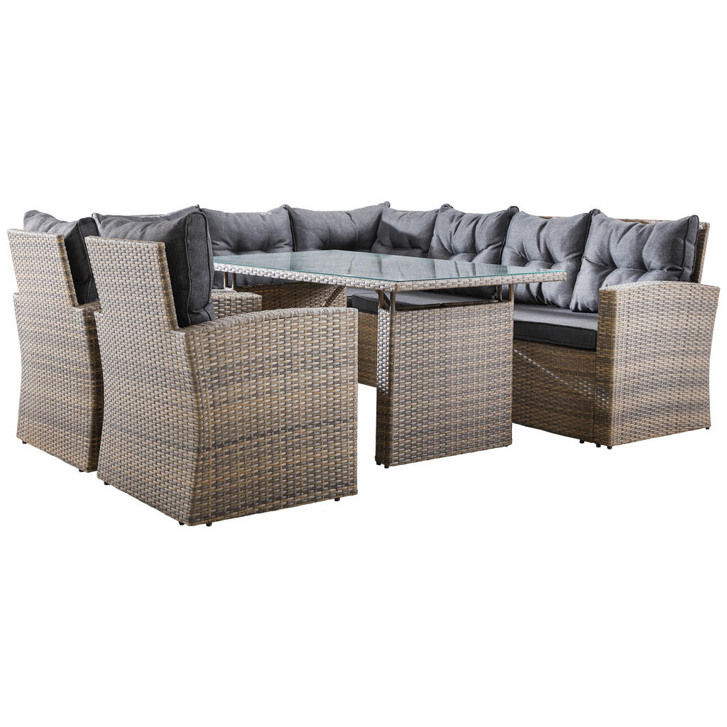 Ambia Garden DINING-LOUNGESET Grau, Dunkelgrau Ambia Garden DINING-LOUNGESET Grau, Dunkelgrau