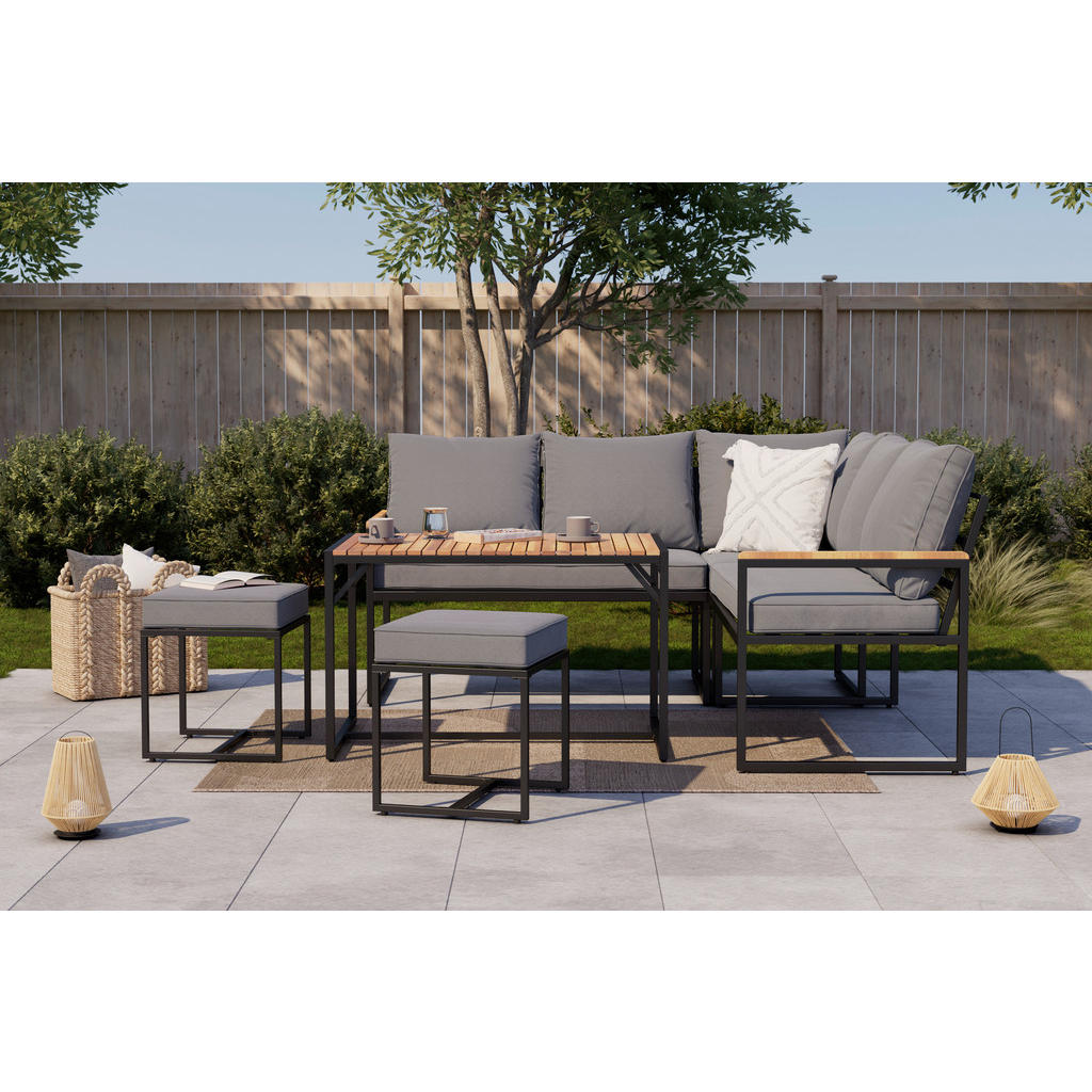 Ambia Garden DINING-LOUNGESET Grau