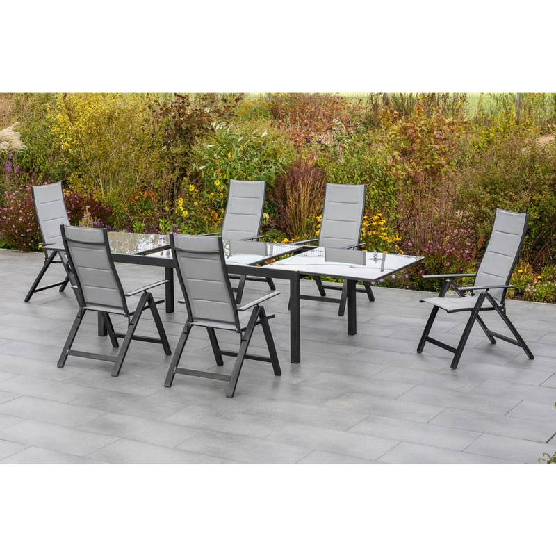 Gardenson GARTENTISCH Graphit, Grau