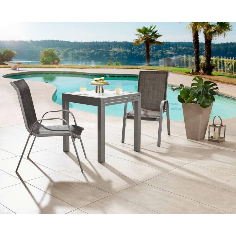 Ambia Garden GARTENTISCH Silber