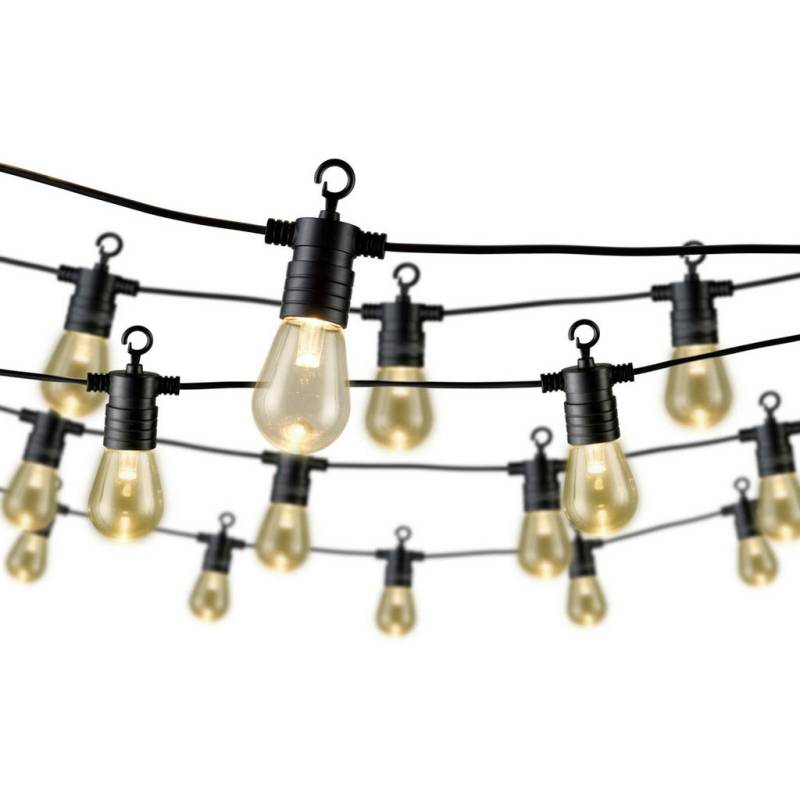 Ambia Garden LICHTERKETTE Schwarz, Transparent