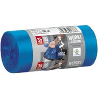 Anna Zaradna Müllsäcke mit Griffen ldpe 35L 30 Stück blau