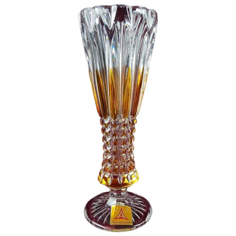 24 % Vase Blumenvase 20,3 cm Annahütte gebraucht - gut