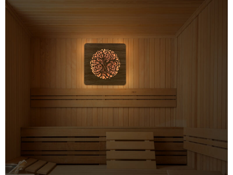 Anpassung eines LED-Wandbildes für die Sauna
