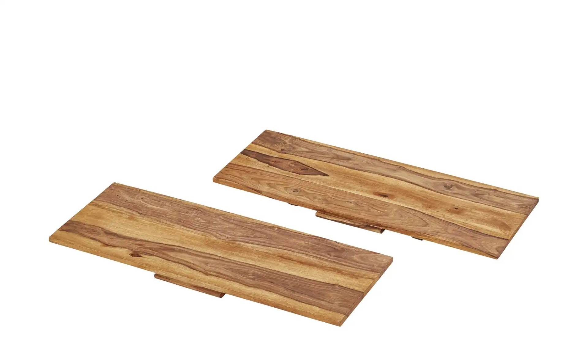 Ansteckplatten  2er-Set  Amarillo ¦ holzfarben ¦ Maße (cm): B: 80 H: 2 Tische > Tischplatten - Höffner